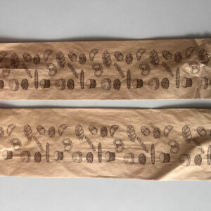 bolsa papel fruta